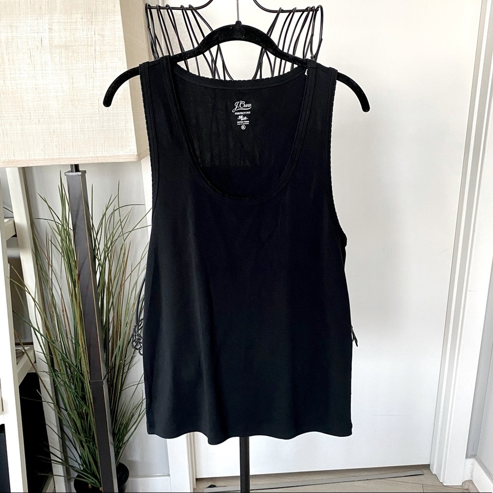 JCrew Black Racerback Tank